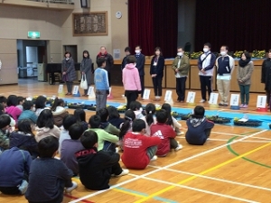 きたてしま学園「花いっぱいプロジェクト」出荷式