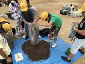 きたてしま学園 北豊島小学校「花いっぱいプロジェクト」