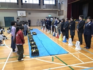 きたてしま学園「花いっぱいプロジェクト」出荷式