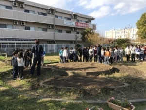いけだ学園 呉服小学校「花いっぱいプロジェクト」