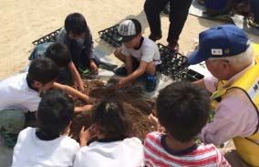 きたてしま学園神田小学校『花いっぱいプロジェクト』の取り組み