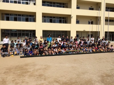 きたてしま学園北豊島小学校『花いっぱいプロジェクト』の取り組み